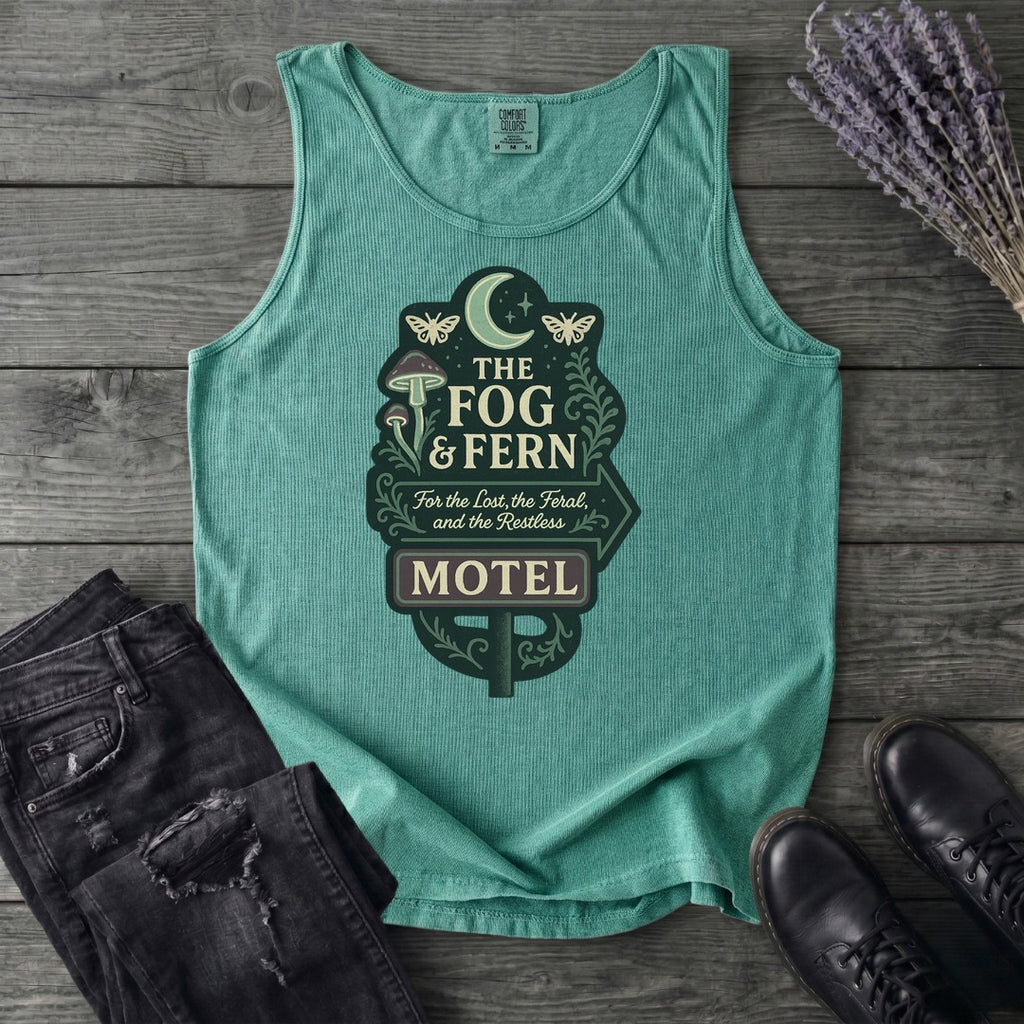 The Fog And Fern Motel Tank Top