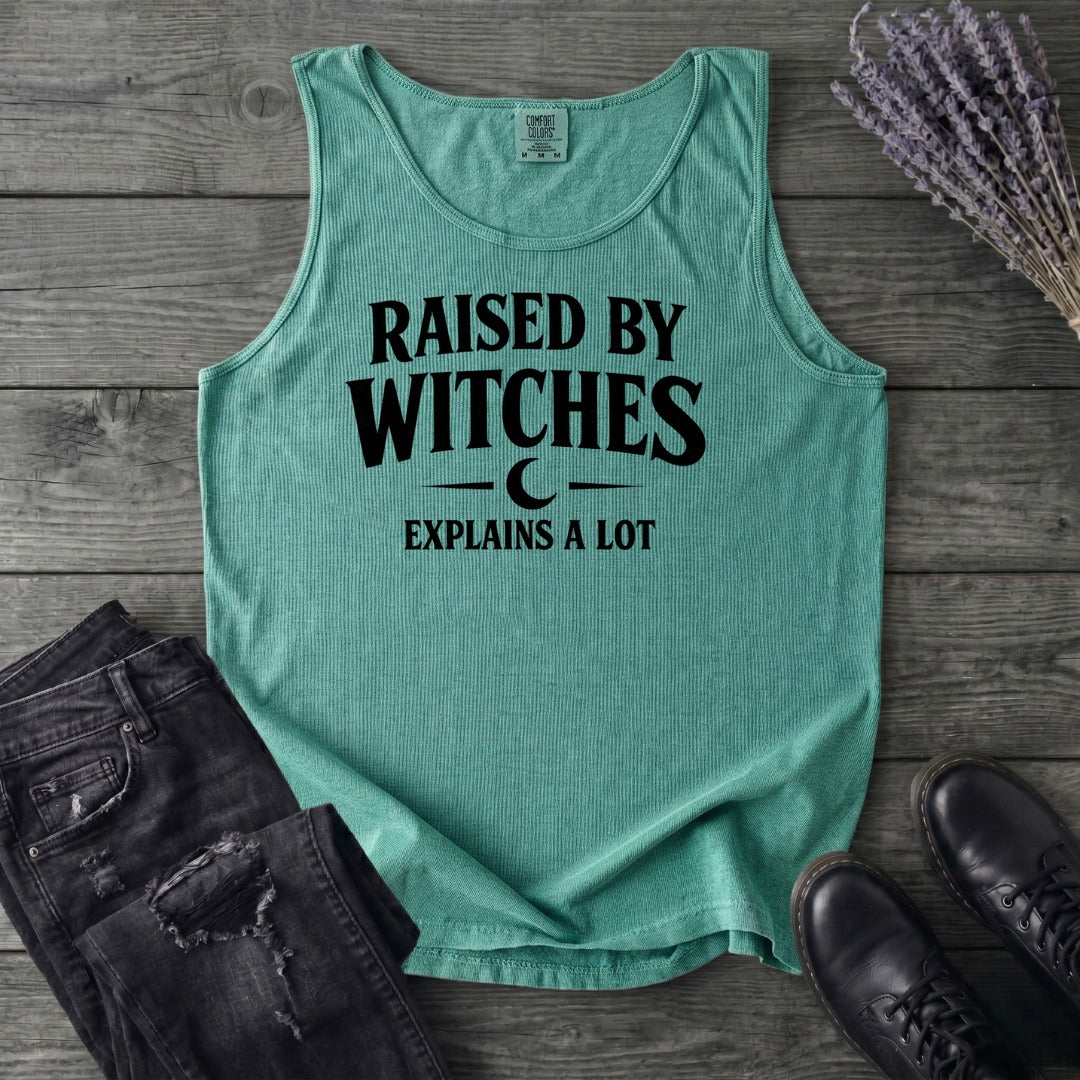 raised by witches Tank Top
