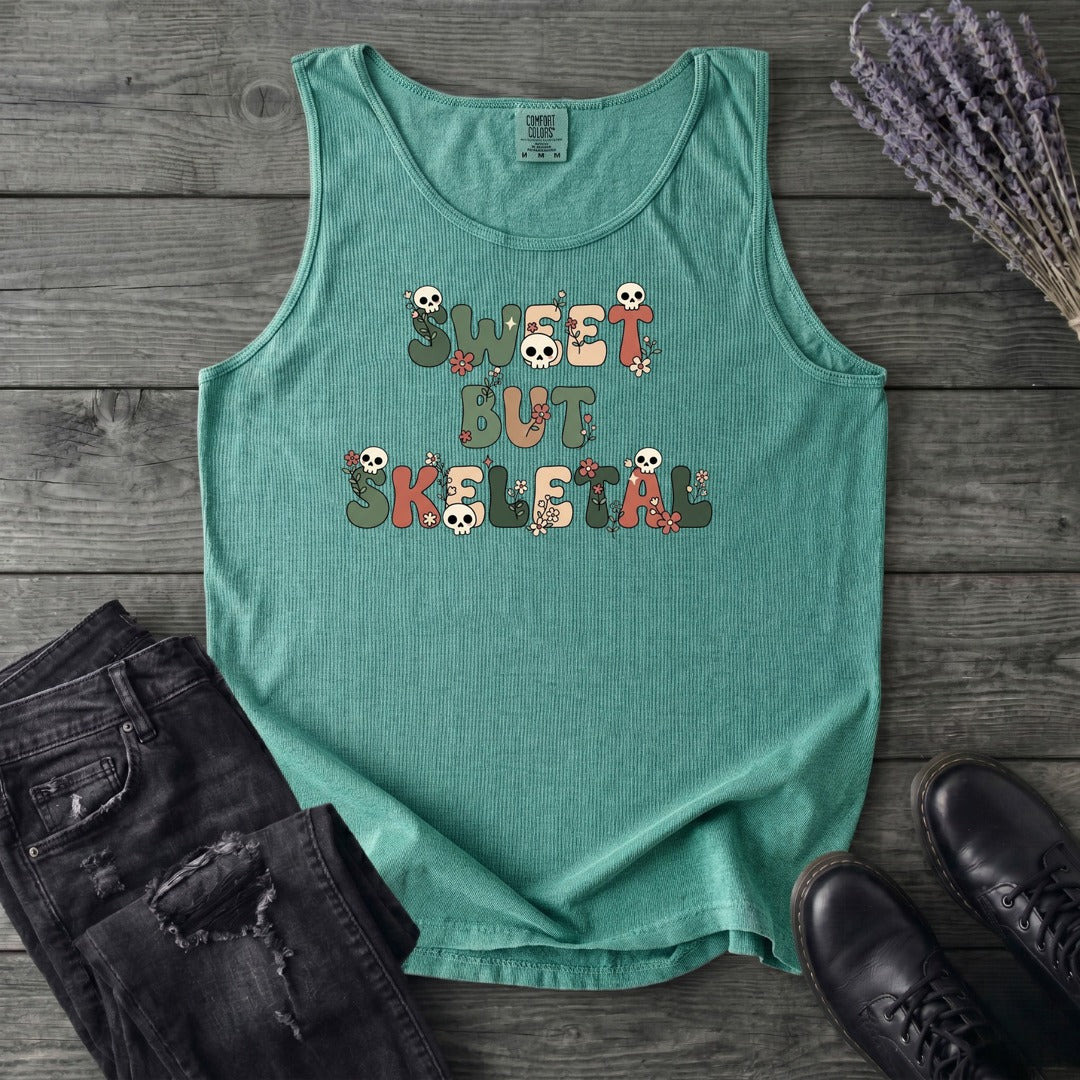 Sweet But Skeletal Tank Top