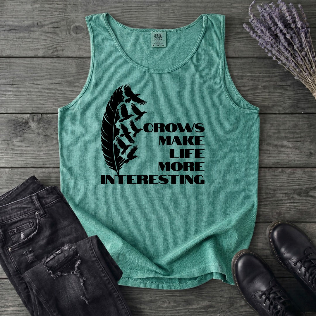 Crows Make Life More Interesting Tank Top