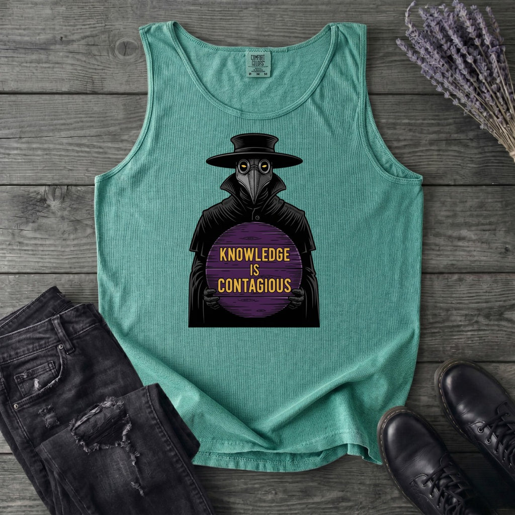 Plague Doctor Knowledge Is Contageous Tank Top