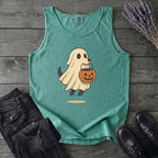 Ghost Dog Trick-Or-Treating Tank Top