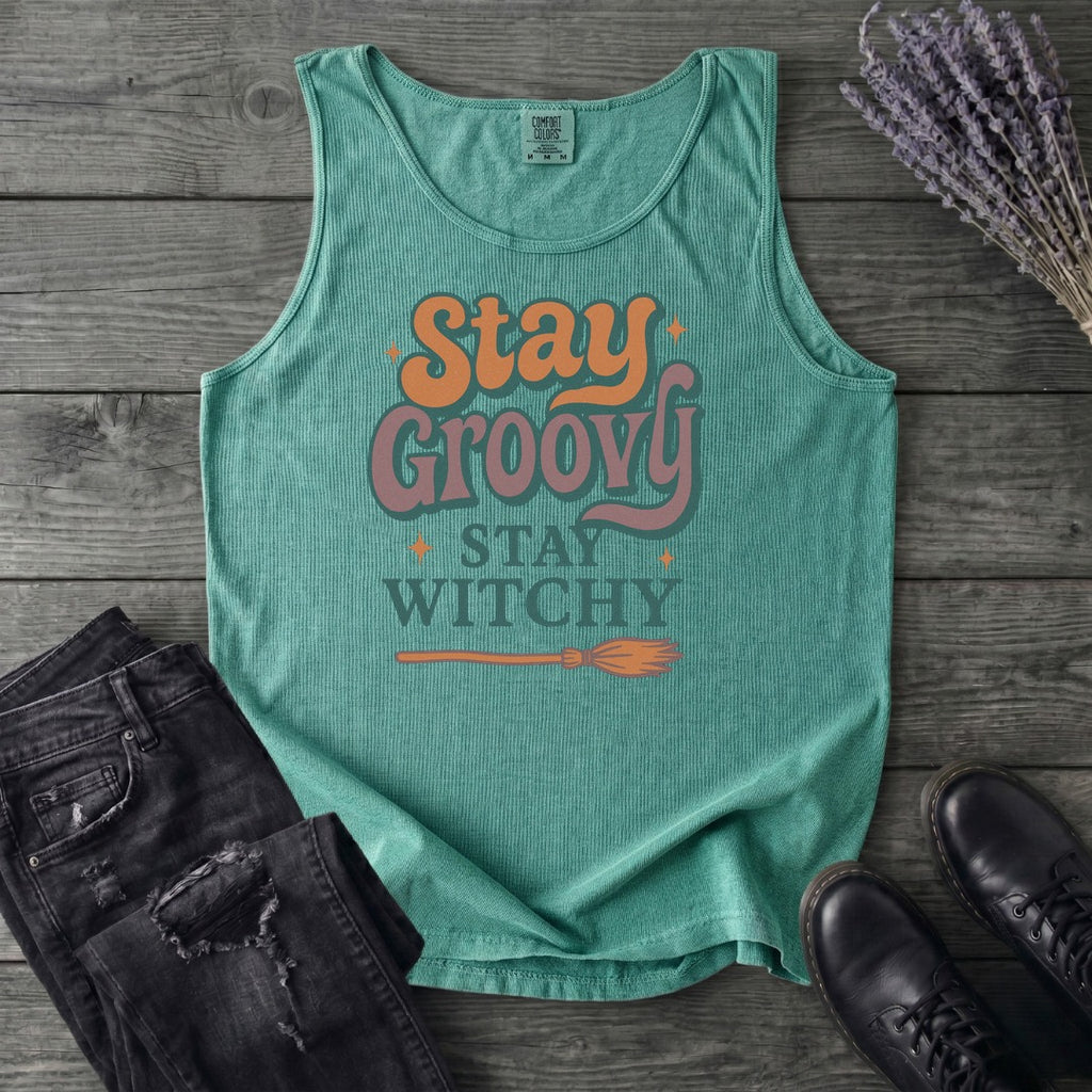 Stay Groovy Stay Witchy Tank Top