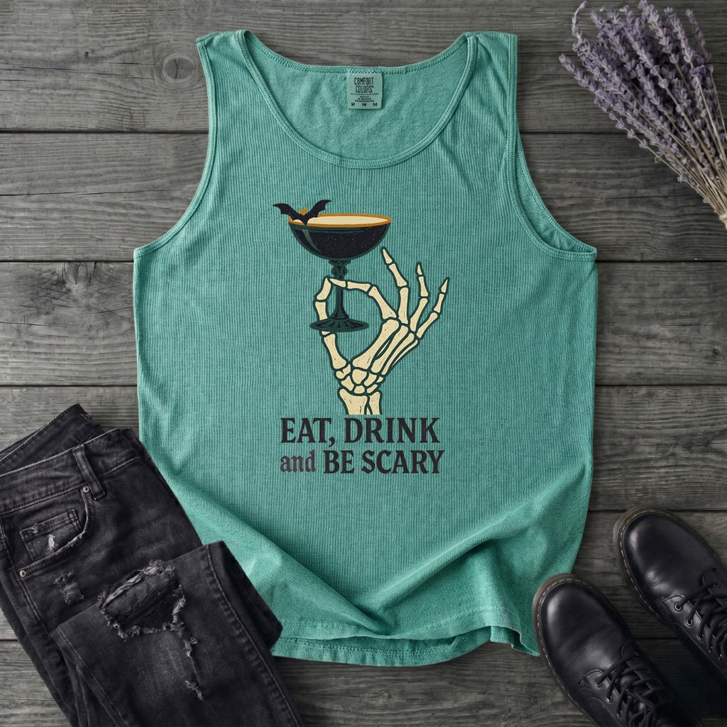 Eat Drink And Be Scary Tank Top