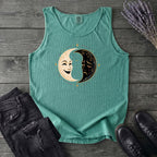 Comedy Tragedy Moons Tank Top
