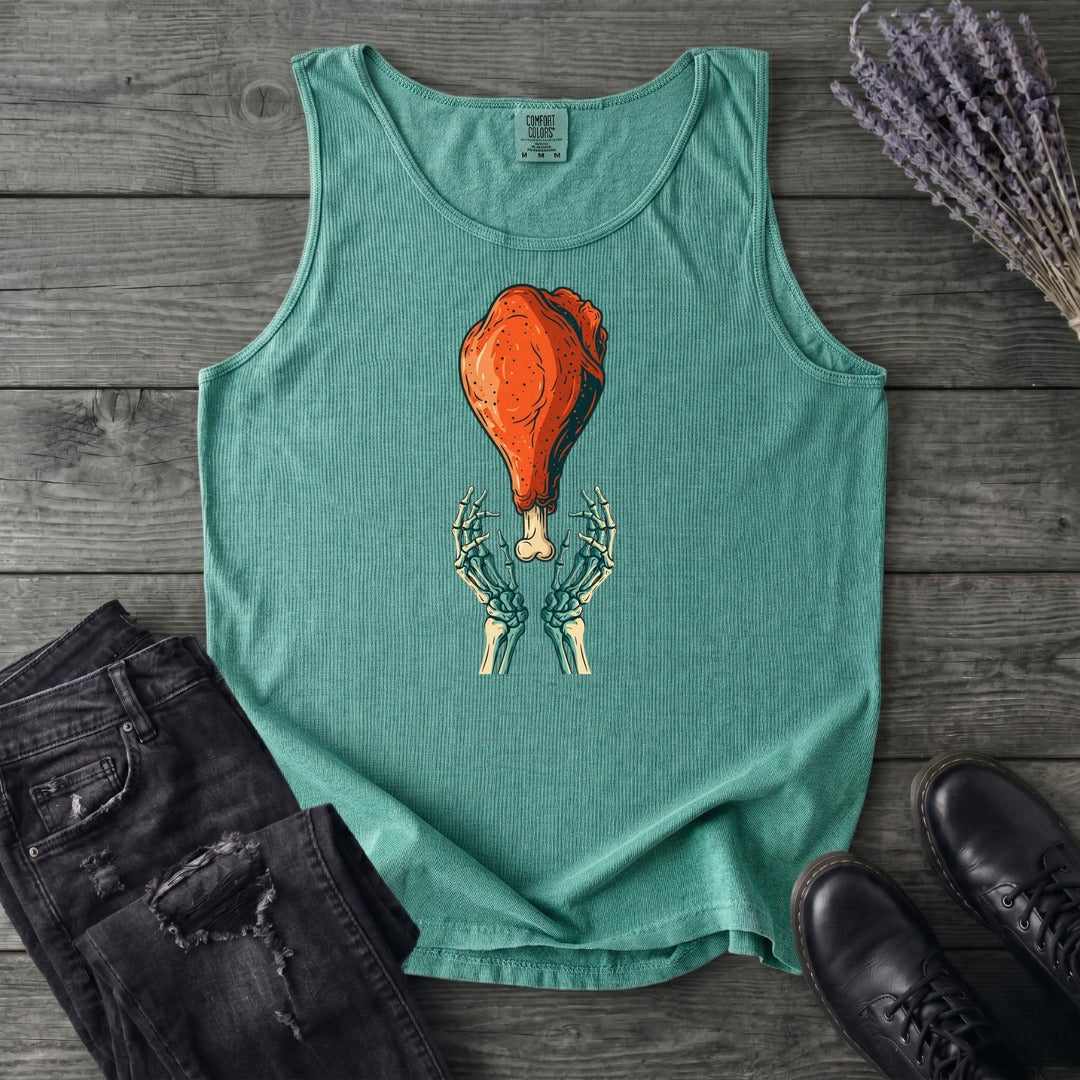 Skeleton Turkey Leg Tank Top