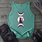 Triple Moon Goddess Cat Tank Top