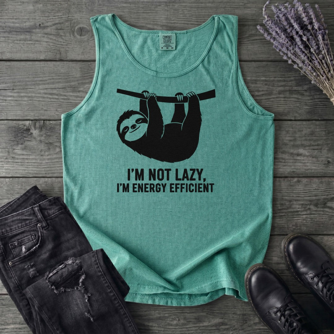 Im Not Lazy Im Energy Efficient Tank Top