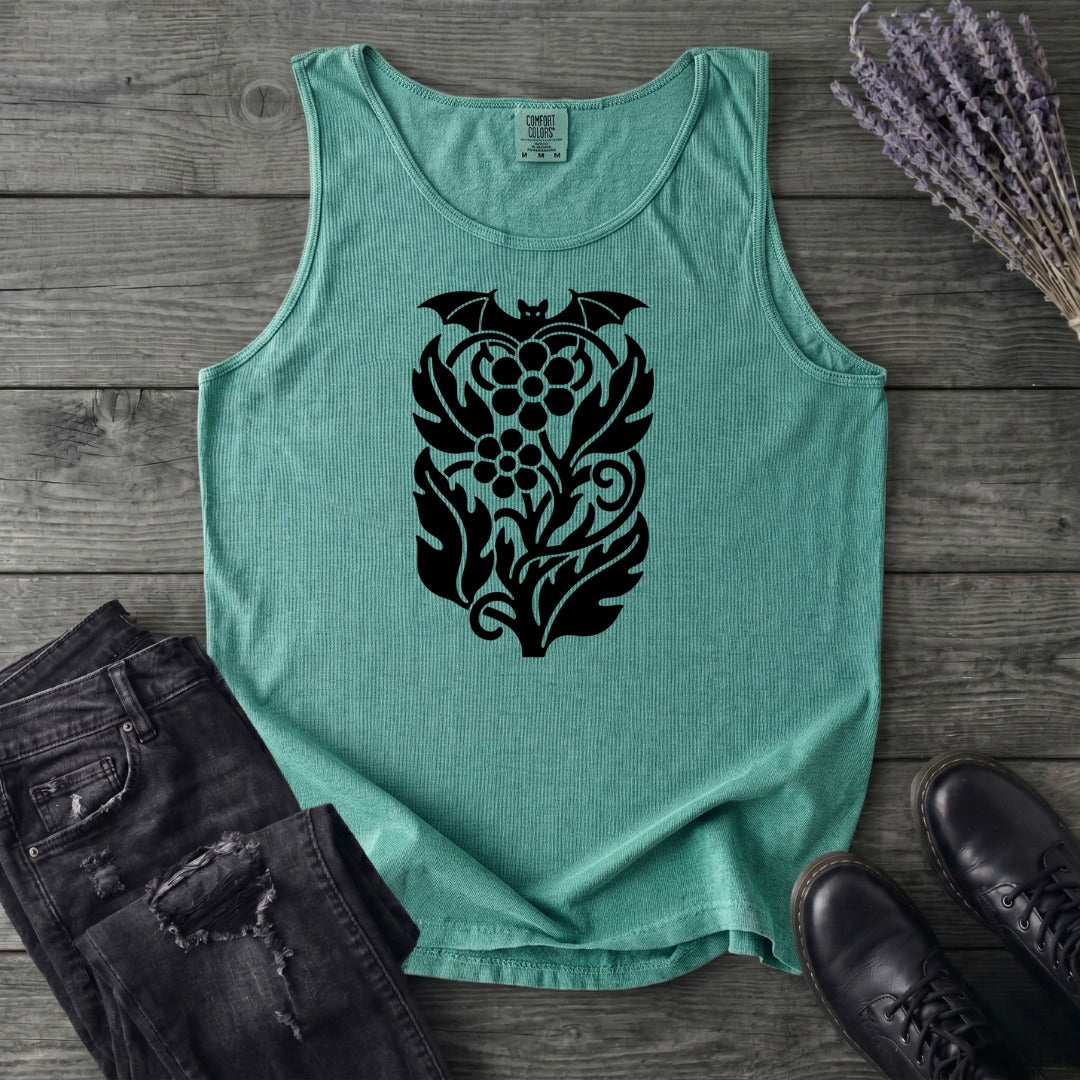 bat night garden Tank Top
