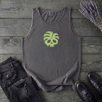 Monstera Skull Tank Top