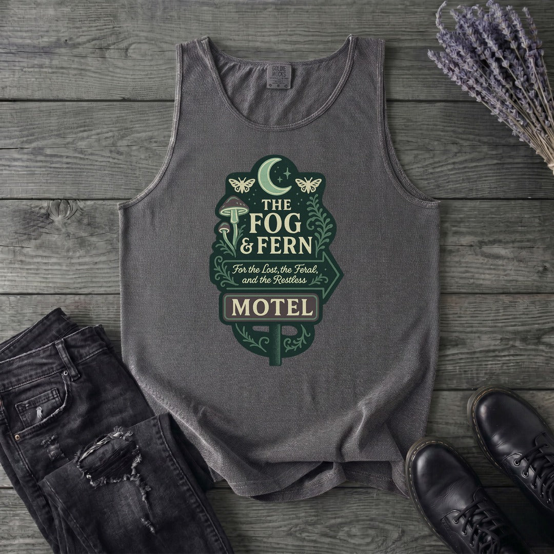 The Fog And Fern Motel Tank Top