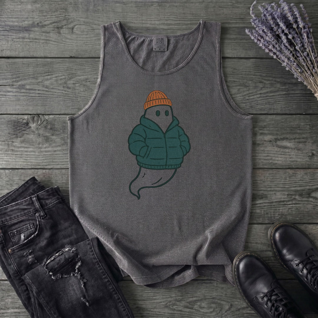 Puffer Coat Ghost Tank Top
