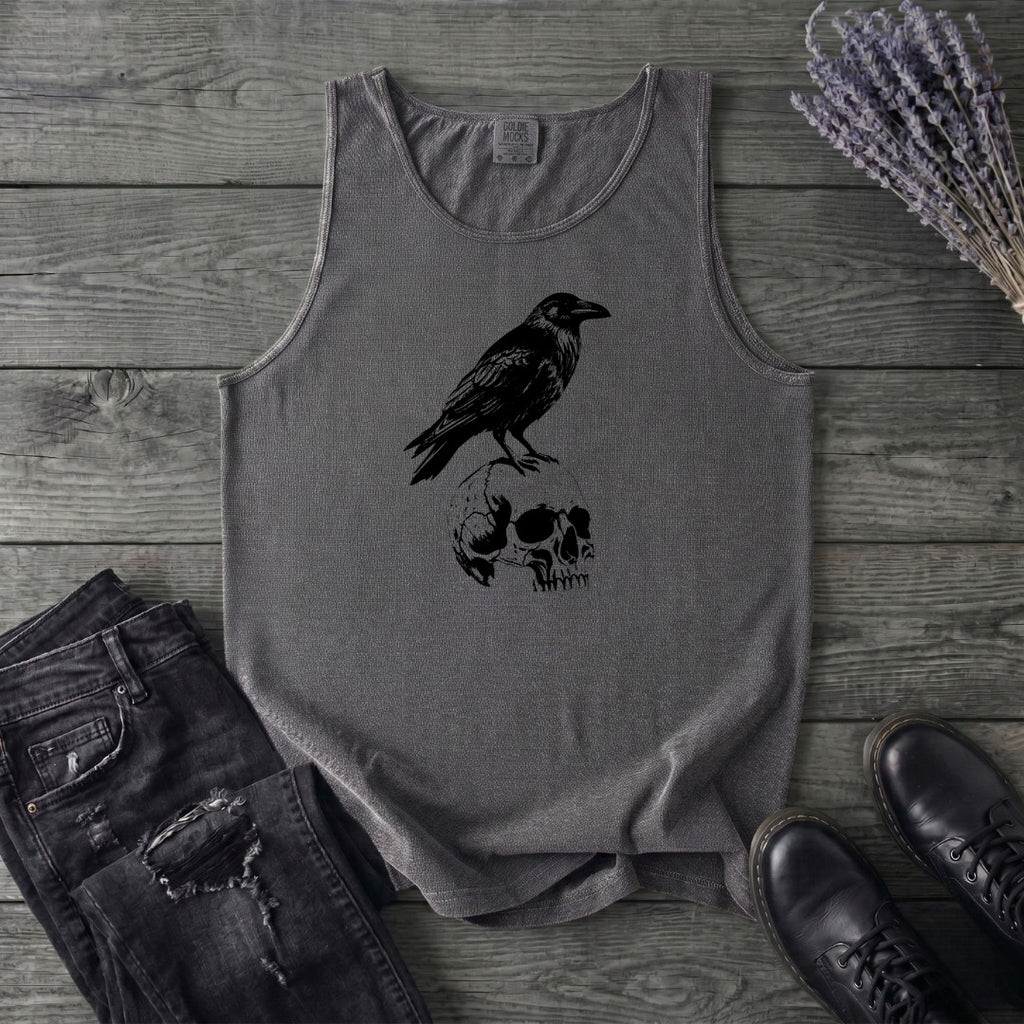 Classic Crow and Skull Tank Top