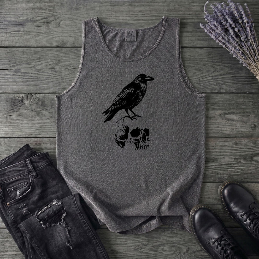 Classic Crow and Skull Tank Top