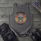 Death Before Destash Yarn Skull Tank Top