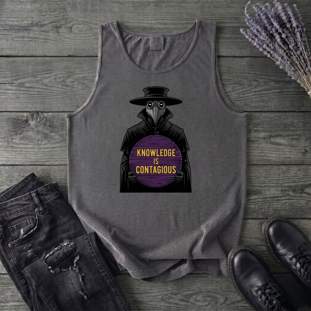 Plague Doctor Knowledge Is Contageous Tank Top