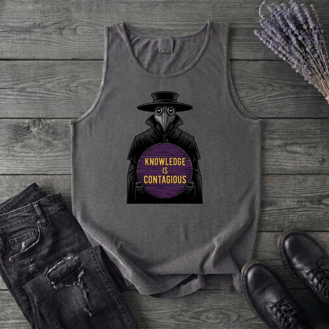 Plague Doctor Knowledge Is Contageous Tank Top