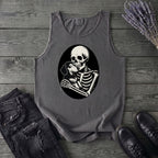 Skeleton Dachshund Hug Tank Top