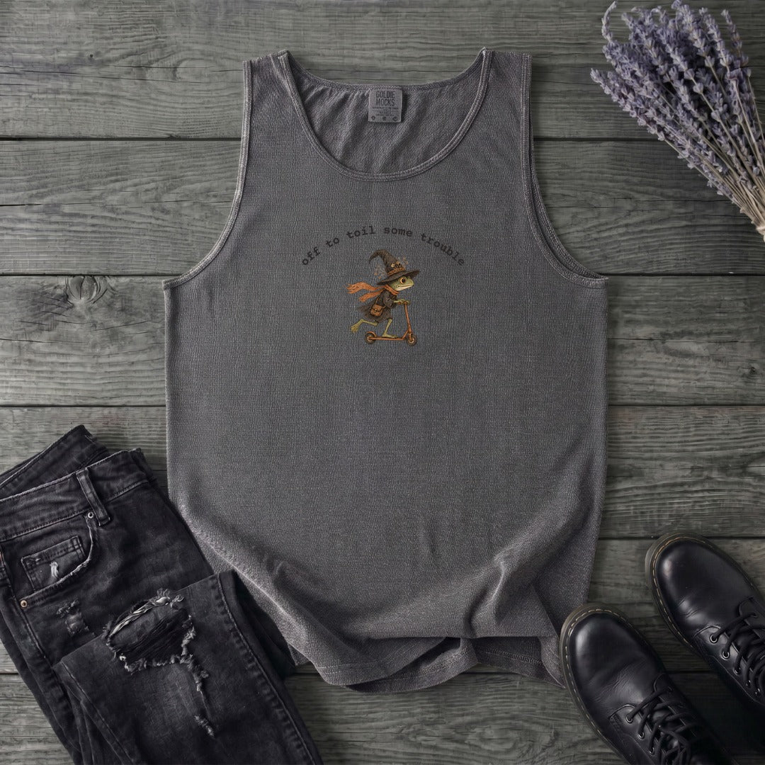 Off To Toil Some Trouble Tank Top