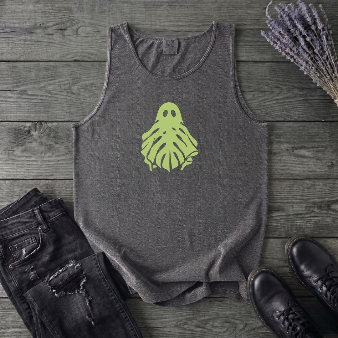 Monstera Ghost Tank Top