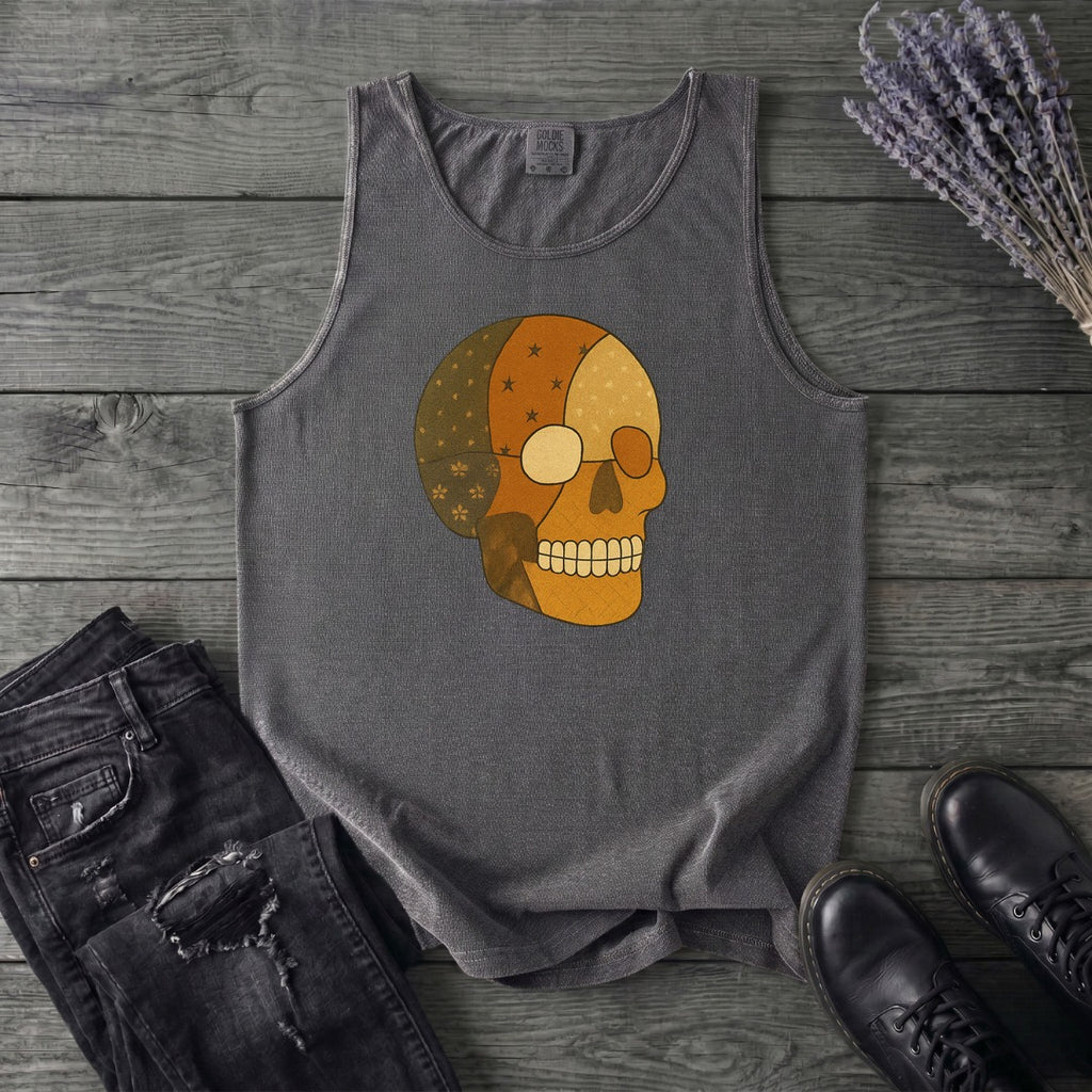 Patchwork Skull Tank Top