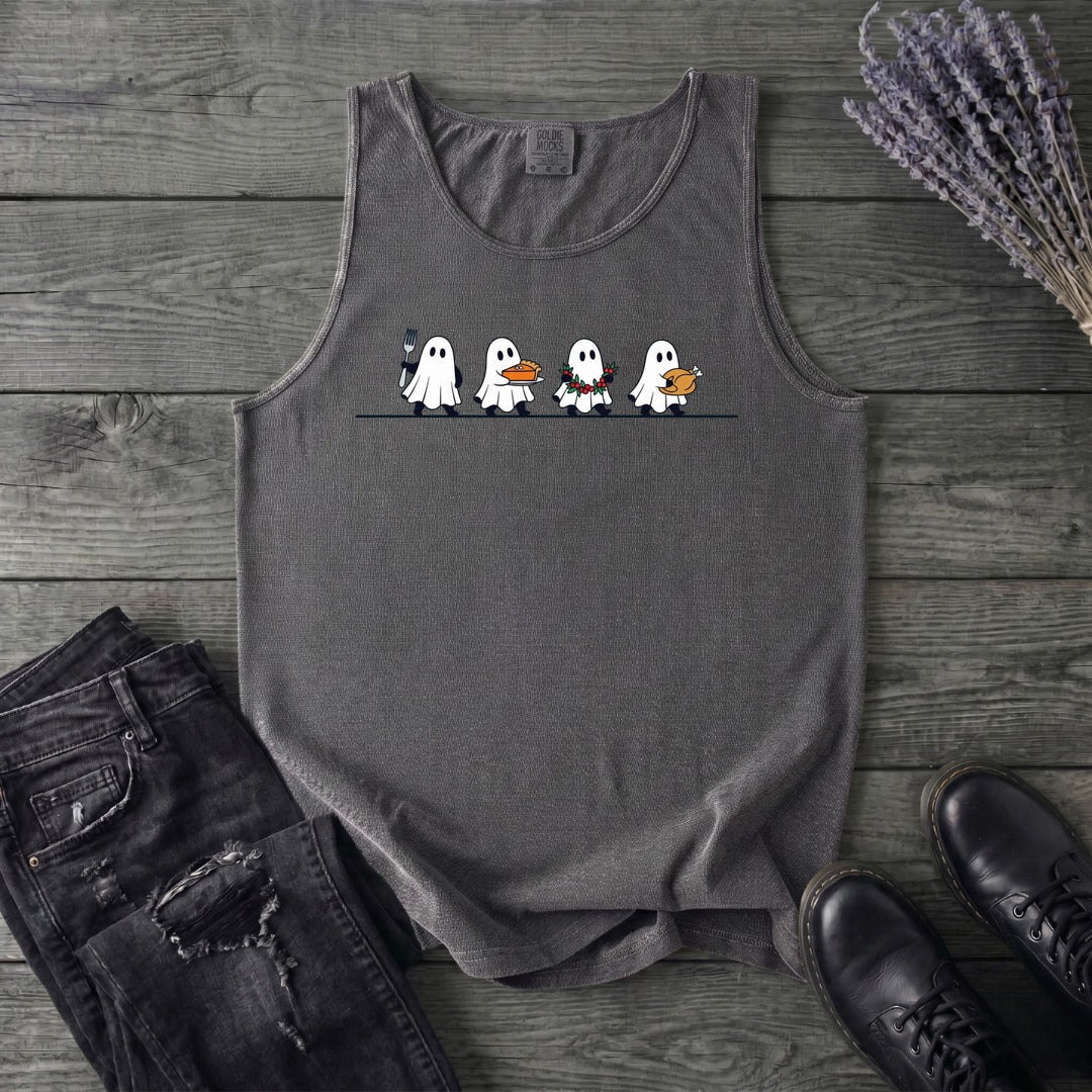 Four Ghost Thanksgiving Tank Top