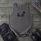 Cute Crow Couple Tank Top