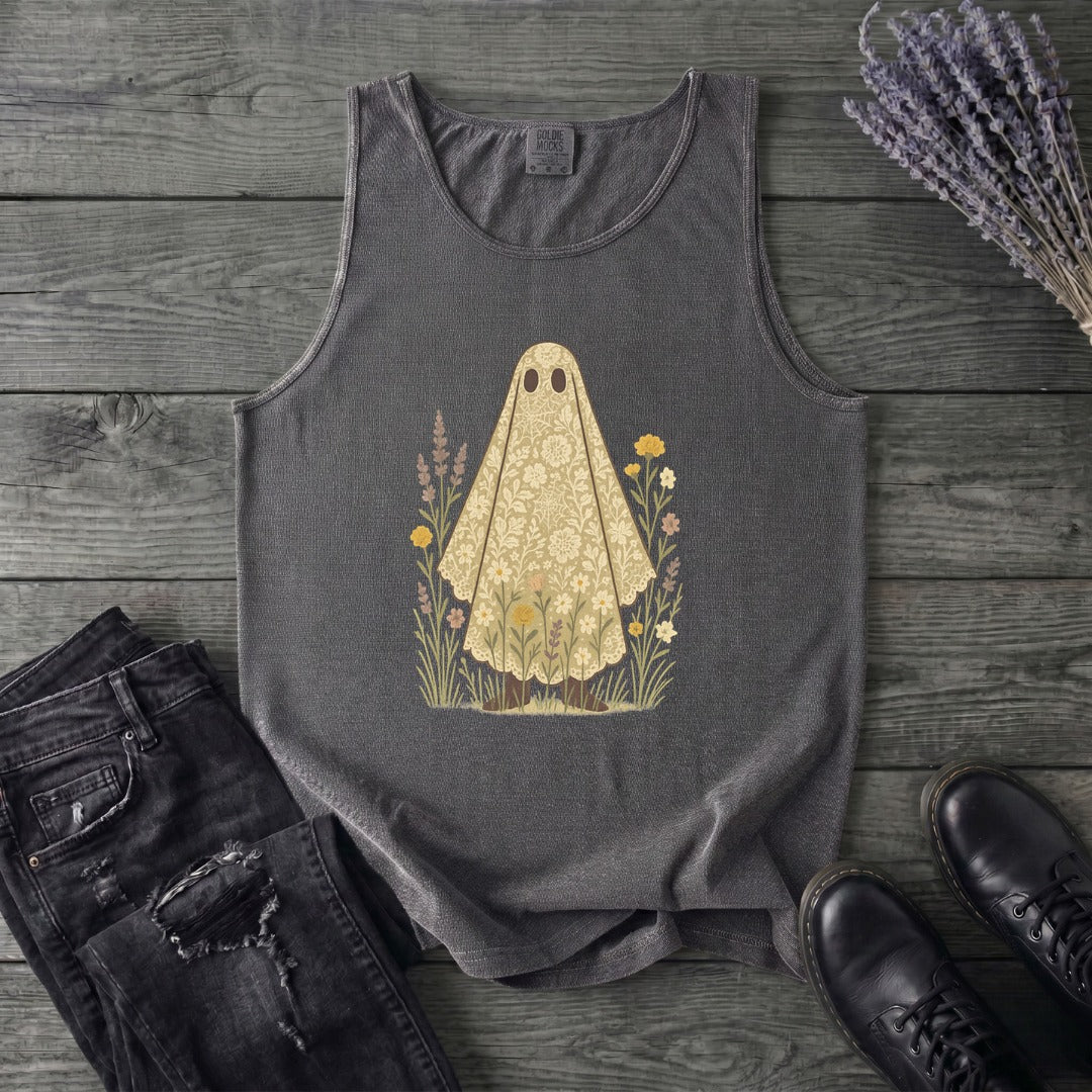 lace ghost Tank Top