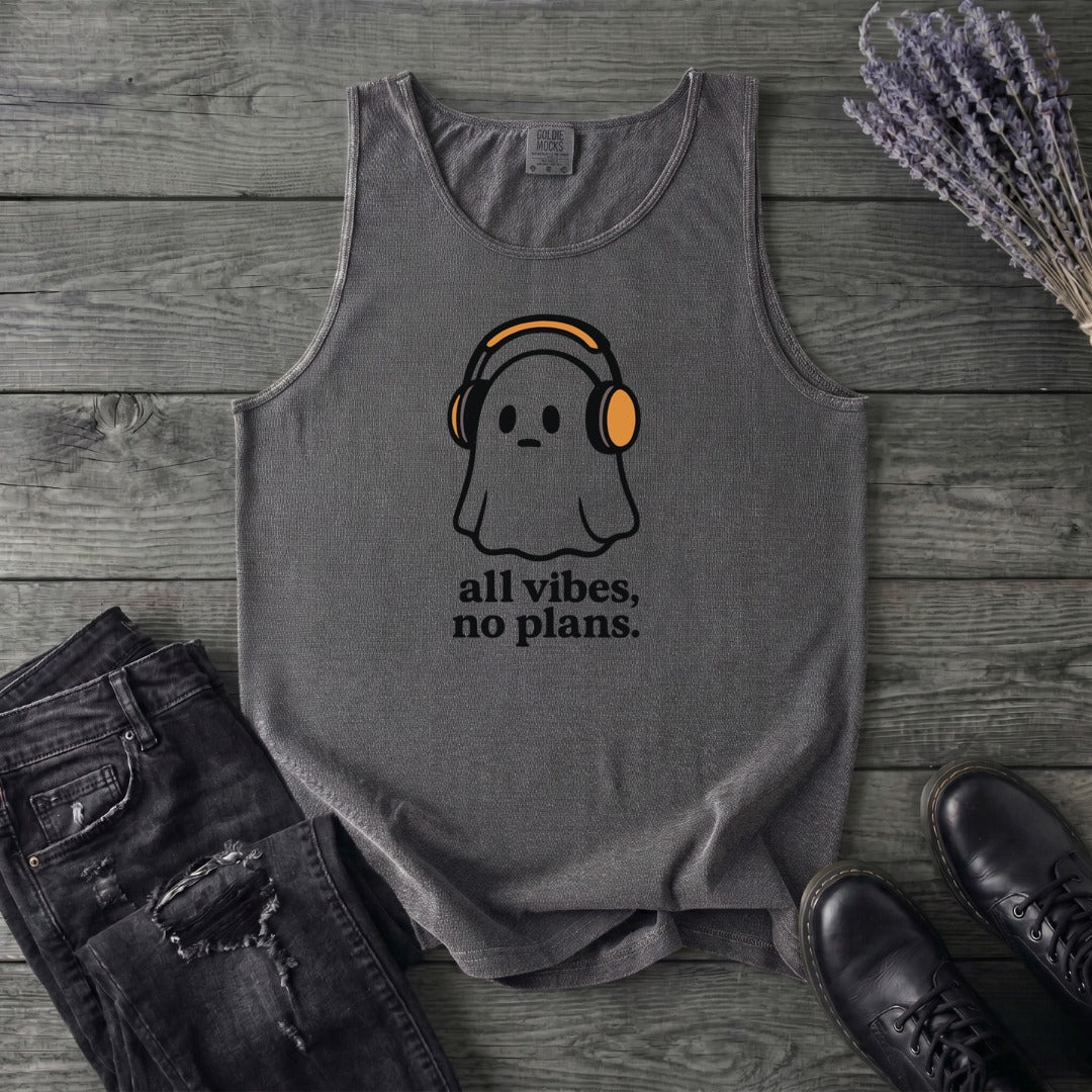 all vibes no plans Tank Top