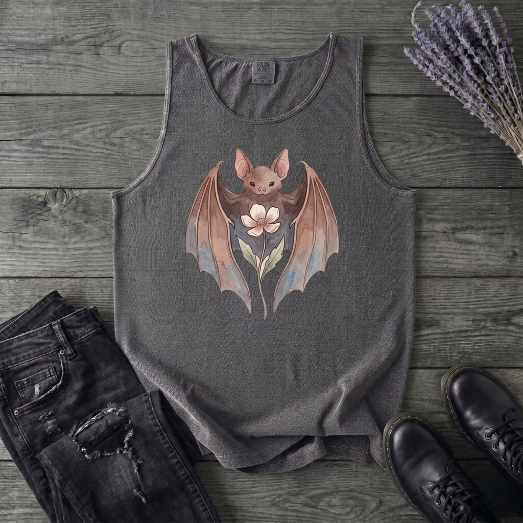 Watercolor Bat Tank Top