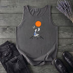 moonlit rabbit and ghost Tank Top