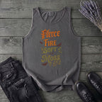 Fierce As Fire Soft As Moss Tank Top