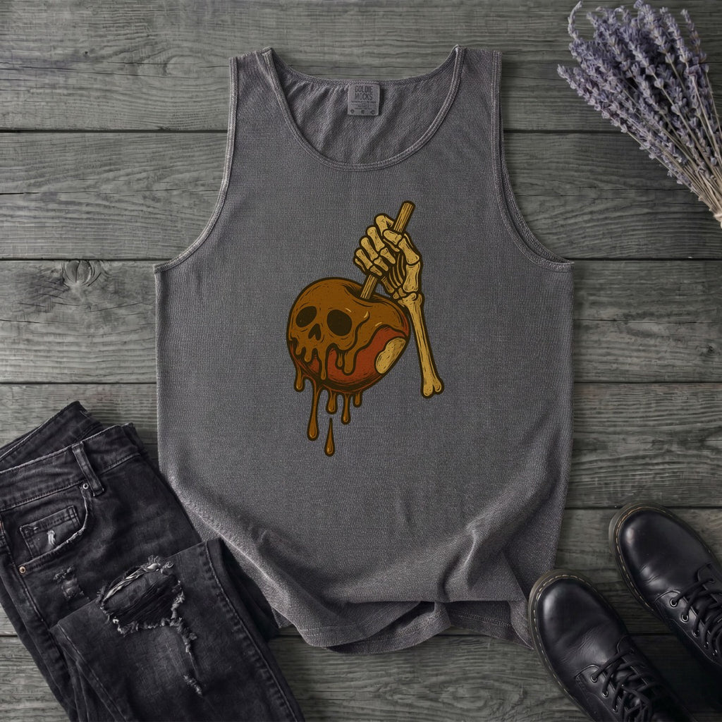 Caramel Apple Skull Tank Top