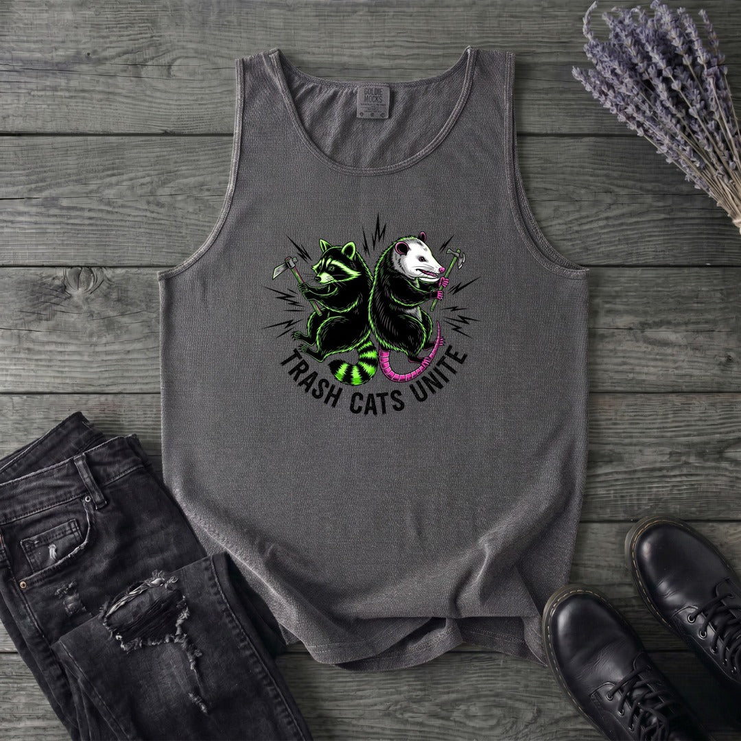 Trash Cats Unite Tank Top