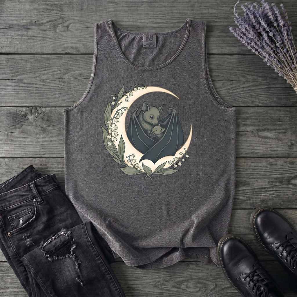 Mom And Baby Bat Tank Top