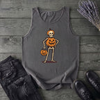 Skeleton Jack O Lantern Costume Tank Top