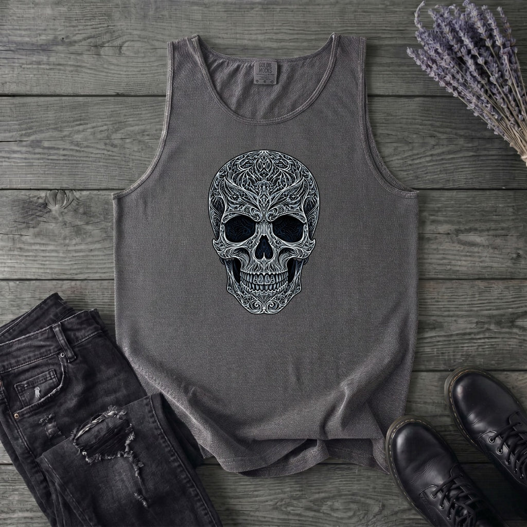 Filigree Skull Tank Top