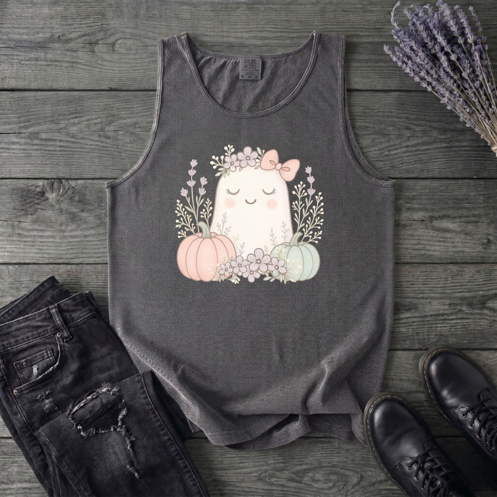 Boho Coquette Ghost Tank Top