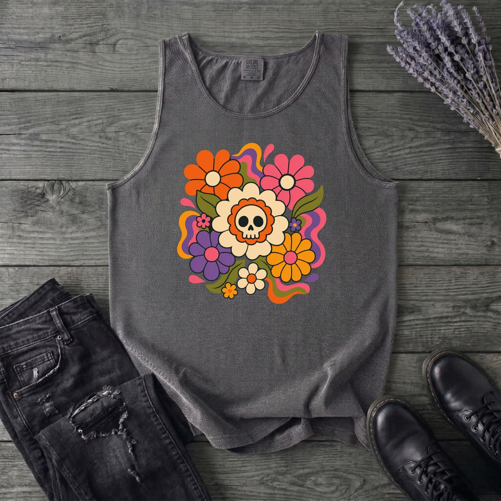 skull daisies Tank Top