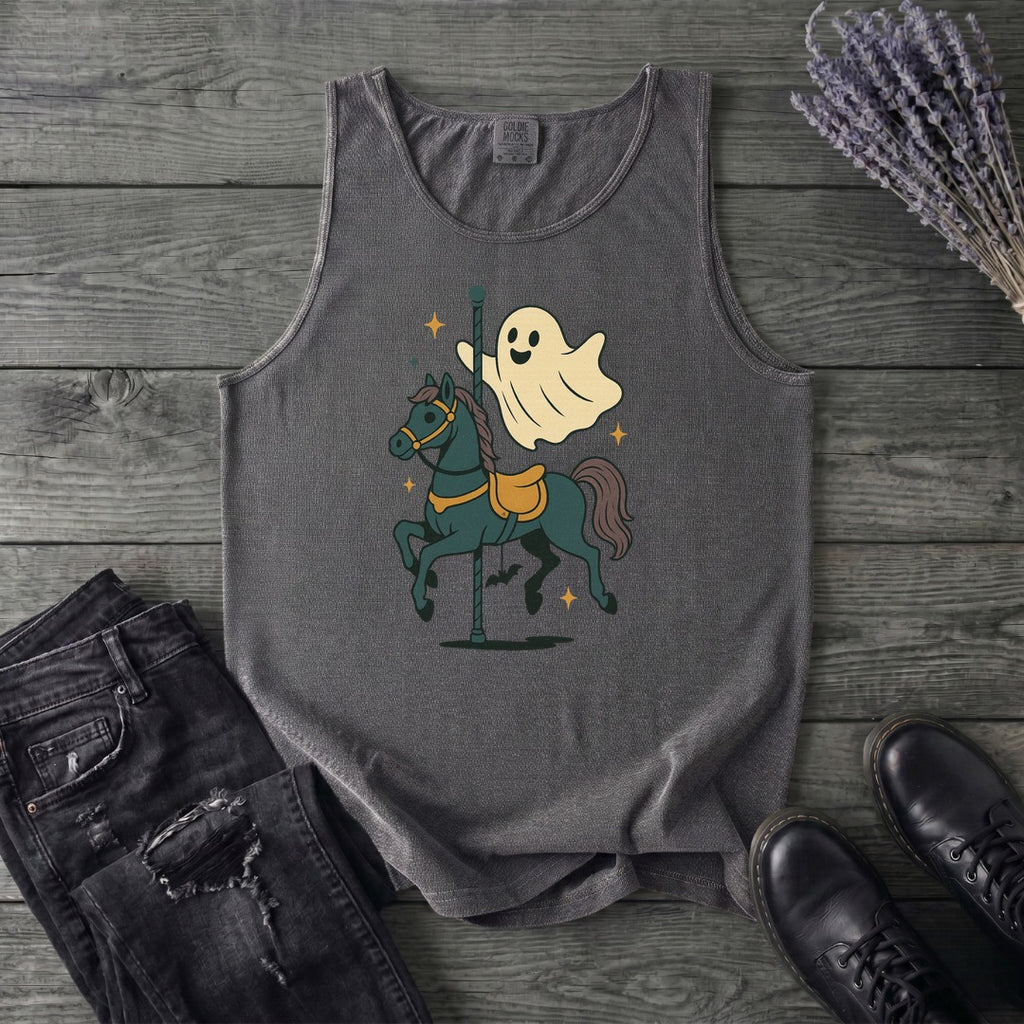 Ghost Carousel Horse Tank Top