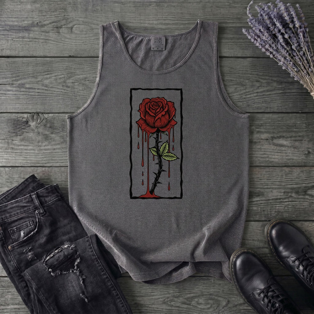 dripping rose Tank Top