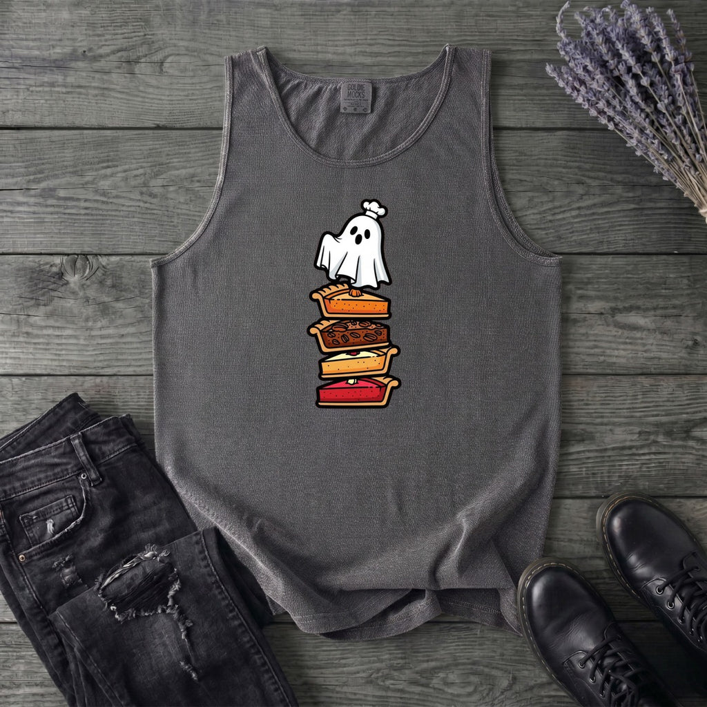 Stacked Pie Ghost Tank Top