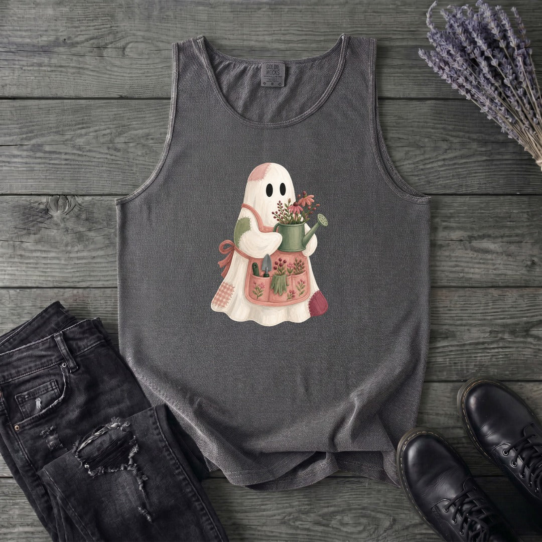 Patchwork Garden Ghost Tank Top