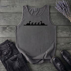 Loch Ness Silhouette Stripe Tank Top