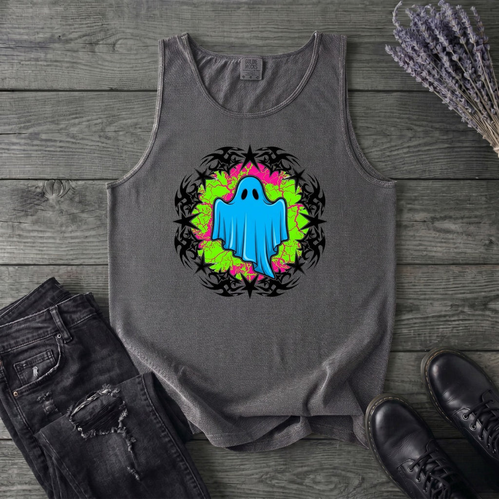 Grunge Star Ghost Tank Top