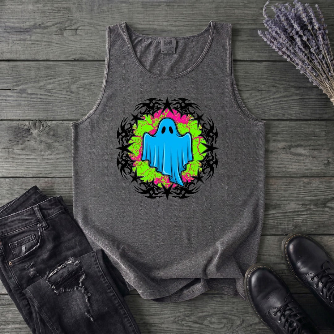 Grunge Star Ghost Tank Top