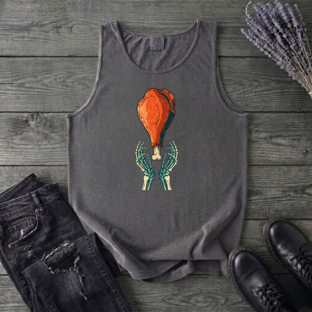 Skeleton Turkey Leg Tank Top