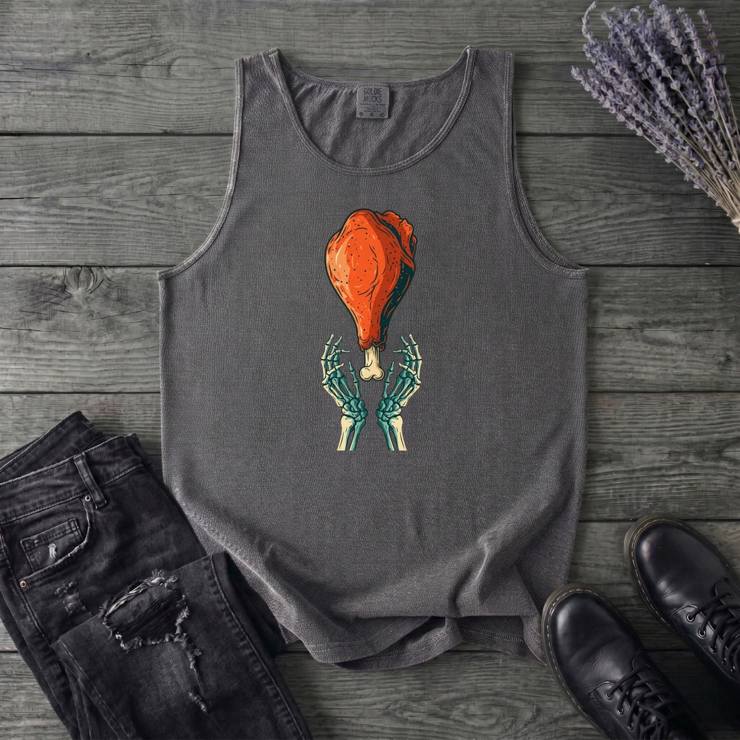 Skeleton Turkey Leg Tank Top
