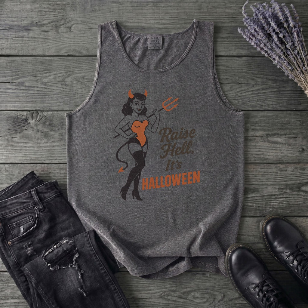 Raise Hell Its Halloween Tank Top