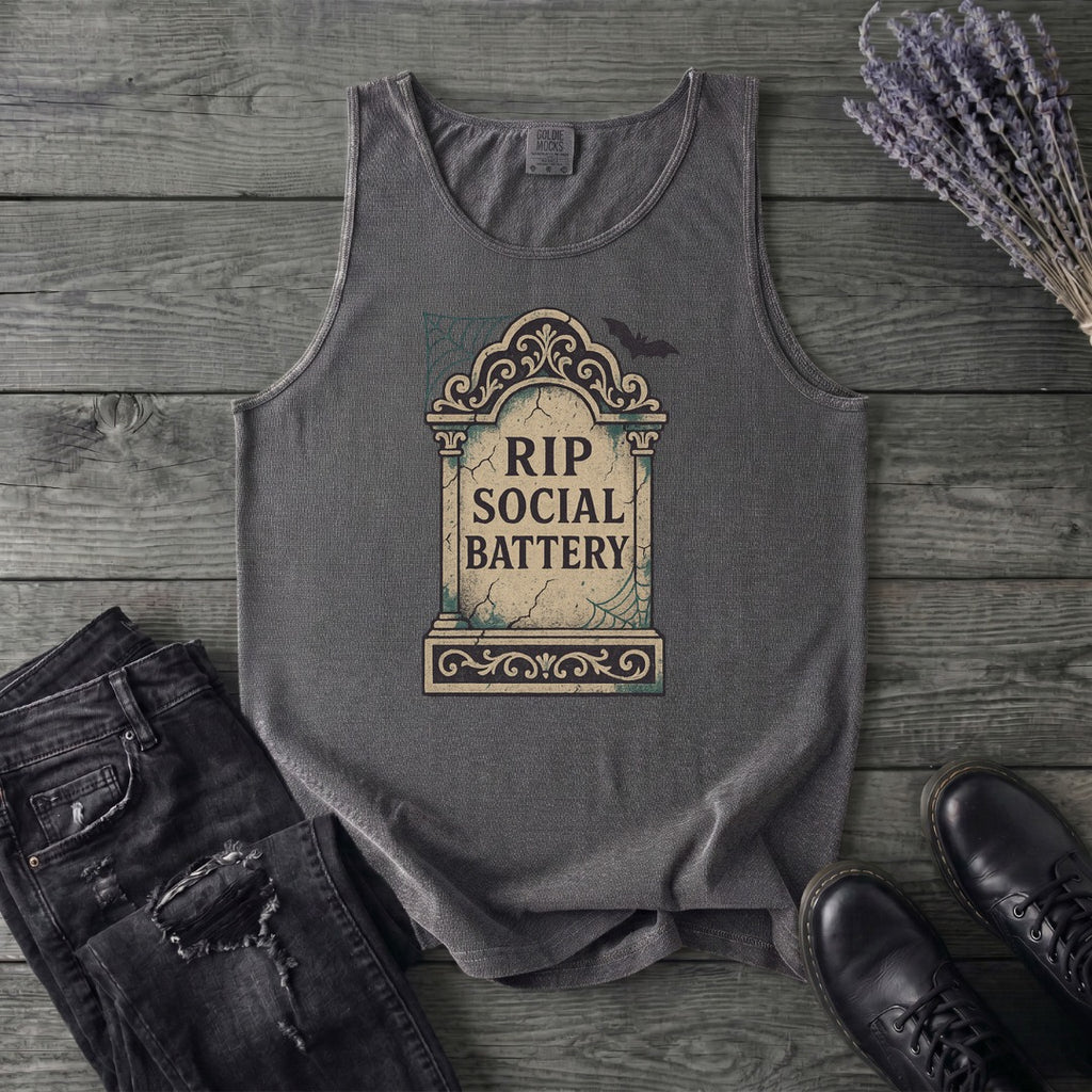RIP Social Battery Tank Top
